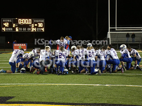 Central Plains Oilers vs. Hanover Wildcats  2014 Kansas 8 Man D1 Championship Game