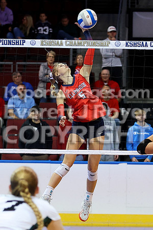 Maranatha Academy vs Ellinwood 2A State Volleyball Tournament