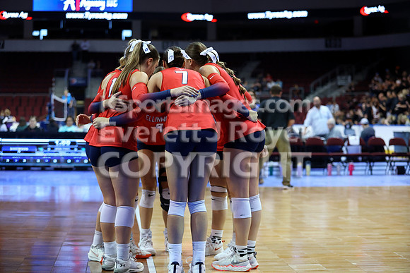 Maranatha Academy vs Ellinwood 2A State Volleyball Tournament