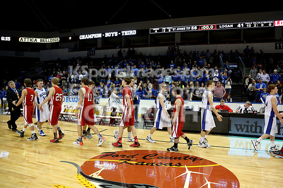 1AD2 Boys Third Place Game - Beloit St. John's Tipton vs Logan