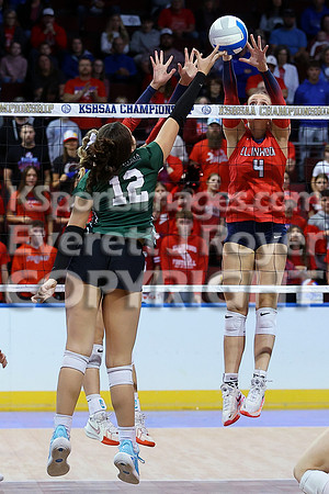 Maranatha Academy vs Ellinwood 2A State Volleyball Tournament
