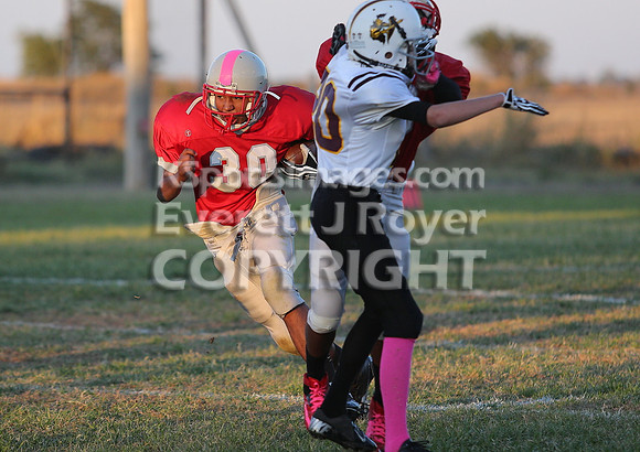 Victoria - Macksville Junior High Football Game