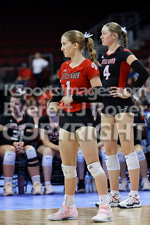 Little River vs Flinthills at the 1AD1 State Volleyball Tournament