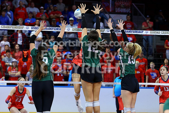 Maranatha Academy vs Ellinwood 2A State Volleyball Tournament
