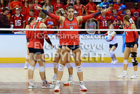 Maranatha Academy vs Ellinwood 2A State Volleyball Tournament