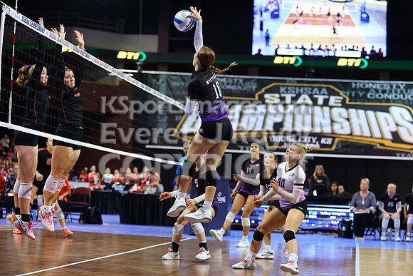 Valley Heights vs Inman 2A State Volleyball Tournament