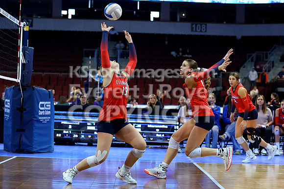 Maranatha Academy vs Ellinwood 2A State Volleyball Tournament