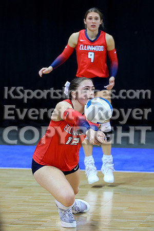 Maranatha Academy vs Ellinwood 2A State Volleyball Tournament