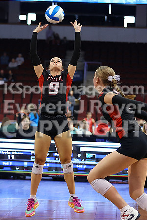 Little River vs Flinthills at the 1AD1 State Volleyball Tournament