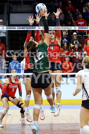 Maranatha Academy vs Ellinwood 2A State Volleyball Tournament