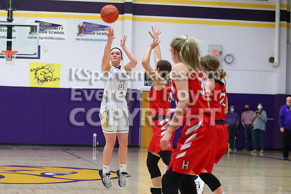 Trego County vs Hoxie 2A Girls Basketball