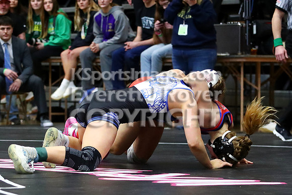 1st Place MatchAshlyn Hahn (Stockton HS) 41-0, Sr. over Averie Counts (Russell HS) 43-7, Fr. (Fall 1:35)