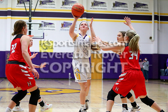 Trego County vs Hoxie 2A Girls Basketball