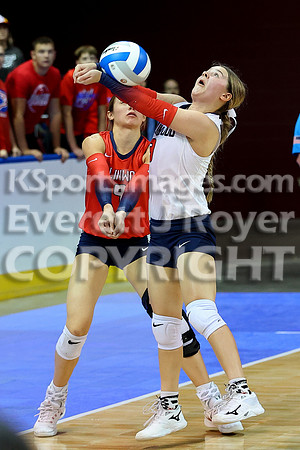 Maranatha Academy vs Ellinwood 2A State Volleyball Tournament