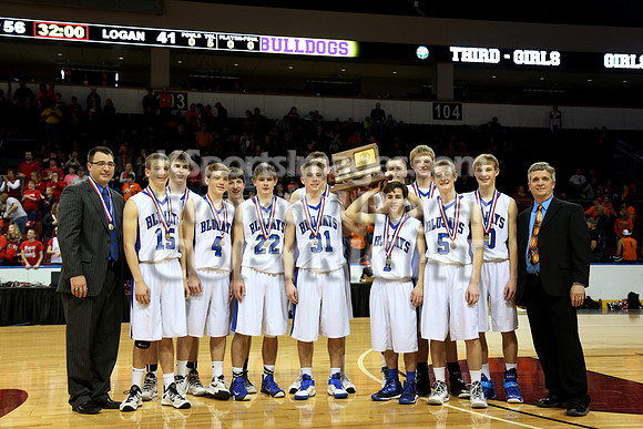 1AD2 Boys Third Place Game - Beloit St. John's Tipton vs Logan