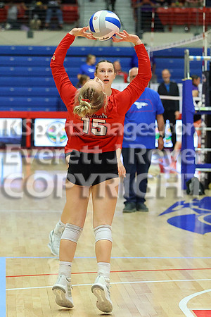 Hoisington vs Neodesha Pool Play at the 3A State Volleyball Tournament