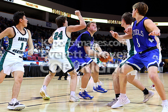 South Central vs South Gray, SPIAA Basketball Tournament,  Dodge City