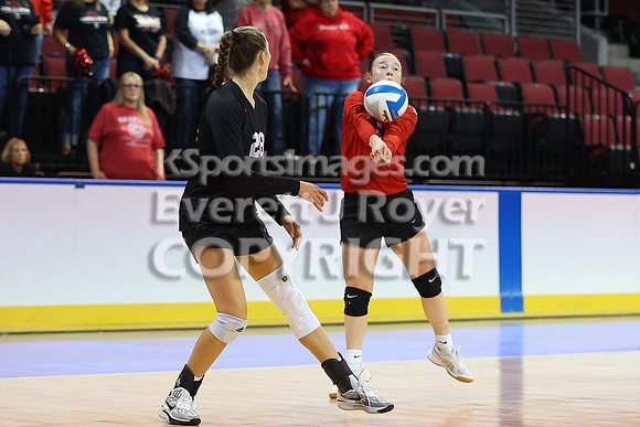 Little River vs Flinthills at the 1AD1 State Volleyball Tournament