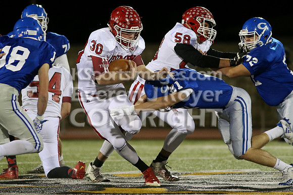 Smith Center defeated St. Marys Colgan 43-7 to win the KSHSAA 2-1A State Championship in Hays on Saturday, November 25, 2017. (Photo: Everett Royer, www.ksportsimages.com)