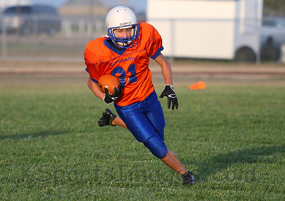 Otis Bison vs. Lacrosse Middle School Football Photos 2012