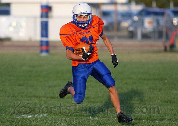 Otis Bison vs. Lacrosse Middle School Football Photos 2012