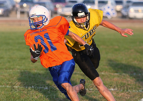 Otis Bison vs. Lacrosse Middle School Football Photos 2012