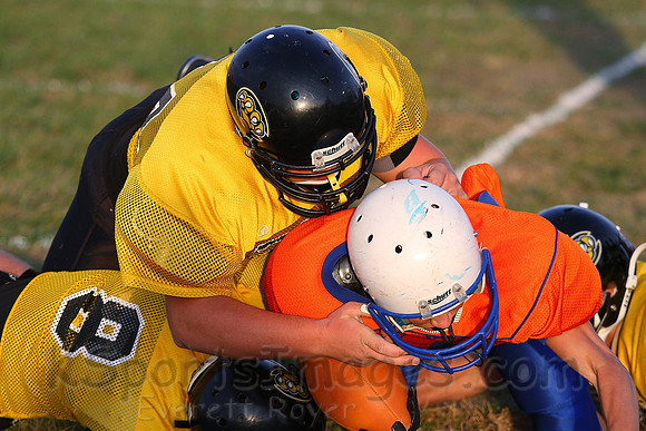 Otis Bison vs. Lacrosse Middle School Football Photos 2012