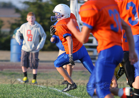 Otis Bison vs. Lacrosse Middle School Football Photos 2012
