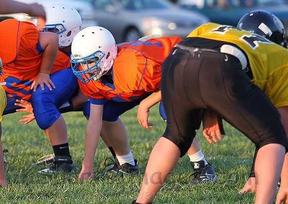 Otis Bison vs. Lacrosse Middle School Football Photos 2012