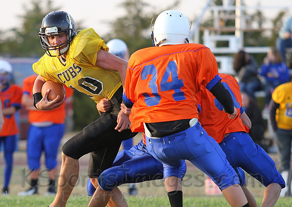 Otis Bison vs. Lacrosse Middle School Football Photos 2012