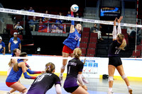 Ellinwood defeated Valley Heights to finish the season with a perfect 47-0 record and win 1st  state volleyball championship in school history