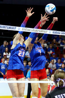 Ellinwood defeated Valley Heights to finish the season with a perfect 47-0 record and win 1st  state volleyball championship in school history