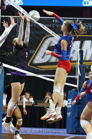 Ellinwood defeated Valley Heights to finish the season with a perfect 47-0 record and win 1st  state volleyball championship in school history