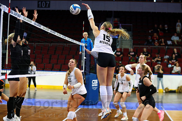 Little River won their 4th straight 1AD1 Volleyball Championship by defeating Centralia in the championship match.