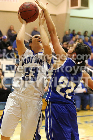 Thunder Ridge Longhorns vs. St. Johns Beloit-Tipton Blujays Girls Basketball - NPL Tourney Finals