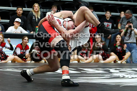 175 Easton Nickelson (Hoxie Hs) 35-2, Sr. over Dayton Stephen (Hill City Hs) 45-5, Sr. (Dec 7-6)