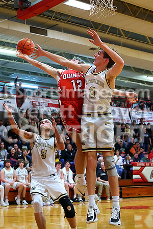 Lacrosse vs Quinter Boys Basketball