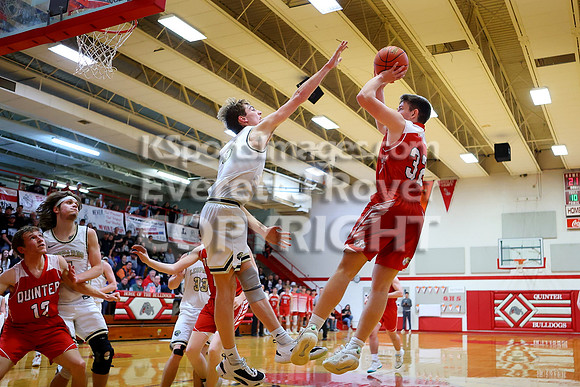 Lacrosse vs Quinter Boys Basketball