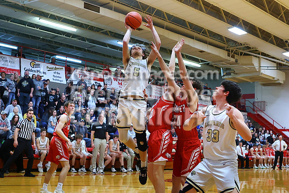 Lacrosse vs Quinter Boys Basketball
