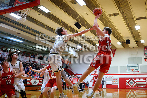 Lacrosse vs Quinter Boys Basketball