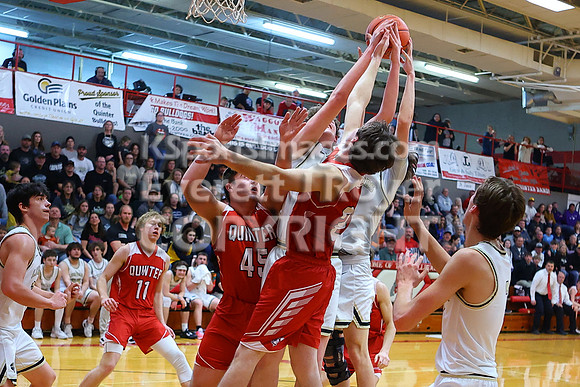 Lacrosse vs Quinter Boys Basketball