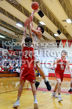 Lacrosse vs Quinter Boys Basketball