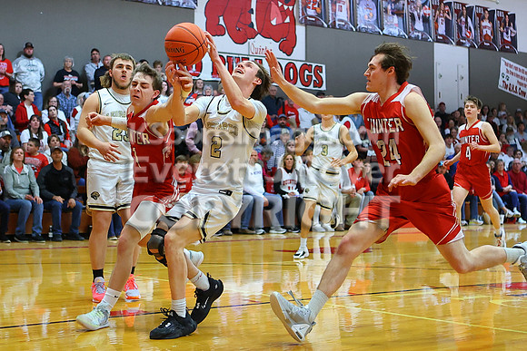 Lacrosse vs Quinter Boys Basketball
