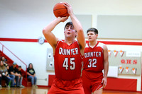 Lacrosse vs Quinter Boys Basketball