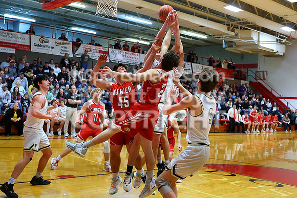 Lacrosse vs Quinter Boys Basketball