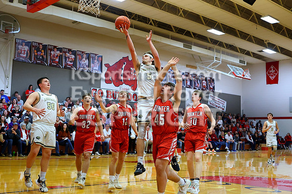 Lacrosse vs Quinter Boys Basketball