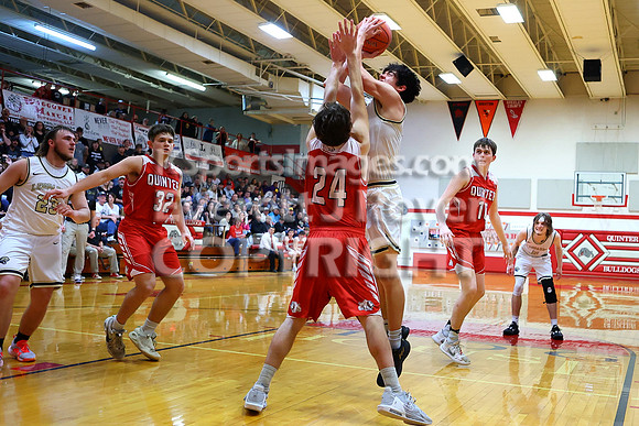 Lacrosse vs Quinter Boys Basketball