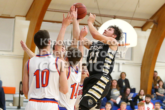 Lacrosse vs Otis-Bison Boys Basketball