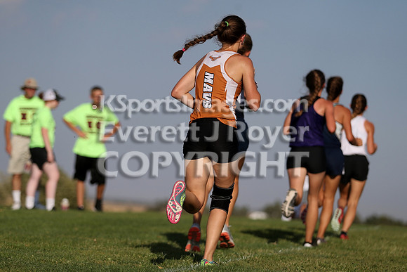 Larned High School Cross Country Meet, Thursday, September21, 2017. Paige Harris, Ashland Jr. and Christopher Nemechek, Holcomb Sr., won the varsity meets.  (Photo: Everett Royer, www.ksportsimages.c