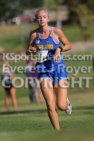 Larned High School Cross Country Meet, Thursday, September21, 2017. Paige Harris, Ashland Jr. and Christopher Nemechek, Holcomb Sr., won the varsity meets.  (Photo: Everett Royer, www.ksportsimages.c